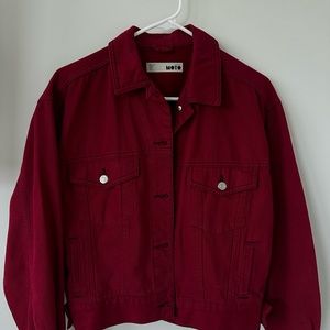 Red Denim Jacket